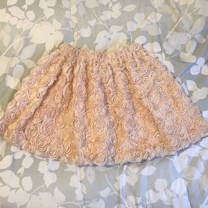 Pink Floral Skirt